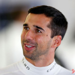 Abu Dhabi first 2015 Porsche 919 Hybrid test: A candid portrait of Porsche works driver Neel Jani during the 2015 Abu Dhabi testing of the 919 Hybrid. Source: PAG