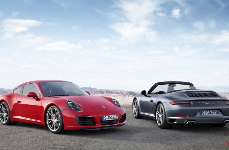 991.2-gen Porsche 911 Buyer Guide The new 2017 Porsche 911 Carrera 991.2: Seen here are the new red and silver 2017 911s. Credit: Porsche AG