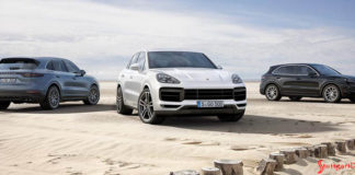 January 2019 Porsche USA sales January 2019 Porsche USA sales: Depicted here is a picturesque vista of 3 Cayennes poised on sands against the wispy backdrop of a clouded sky. Credit: Porsche AG