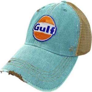 "Gulf" Distressed Vintage Adjustable Snapback Hat