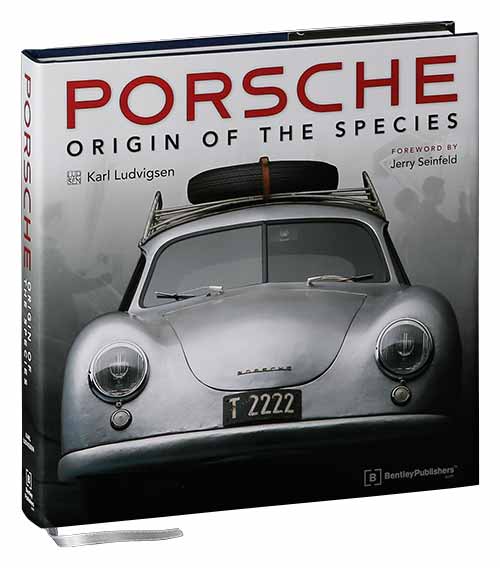 Depicted here is the book cover of Porsche Origin of the Species, by Karl Ludvigsen. Credit: Bentley Publishers
