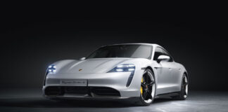 Porsche recalls the Taycan for battery short circuit Porsche Taycan Front Brake Hose Recall: Pictured here is a gorgeous film-noirish White Taycan Turbo S, left-front, in studio. Credit: Porsche AG