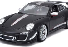 Best Porsche 1/18-Scale Diecast Models Best Porsche 1/18-Scale Diecast Models: Pictured here is the Bburago 1/18 Scale Porsche 911 GT3 RS 4.0, as seen from its left-front angle