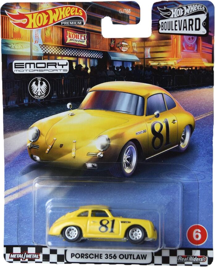 Featured - Hot Wheels Porsche 356 Outlaw Yellow Boulevard
