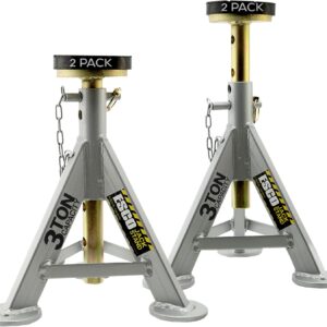 Seen here are the 3 Ton Performance Jack Stands, Pair. Credit: Amazon