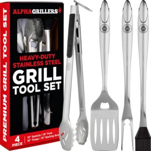 Seen here is the Perfect Alpha Grillers BBQ and Grilling Accessory Tool Set Gift for Men. Credit: Amazon