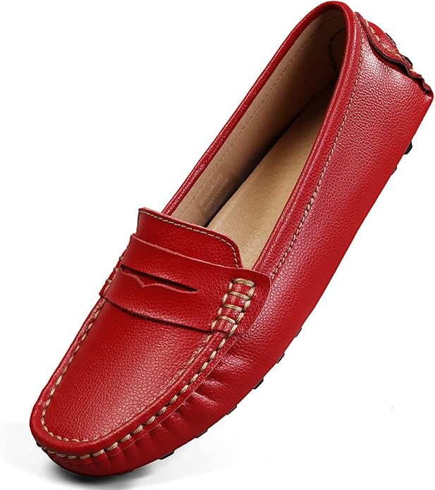 Depicted here are the Artisure Women's Classic Comfort Leather Driving Mocs. Credit: Amazon