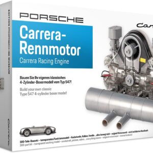 Seen here is the Franzis Porsche Carrera Racing Engine Model Kit with Collector's Book. Credit: Amazon