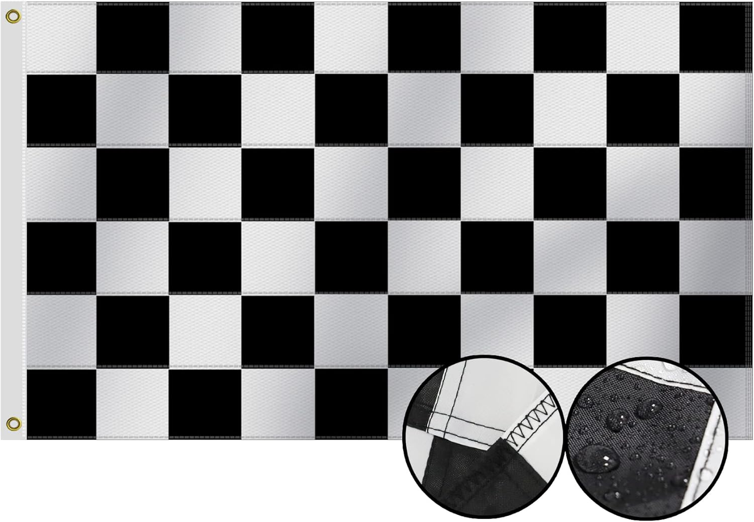 Seen here is the Heavy Duty Checkered Flag. Credit: Amazon