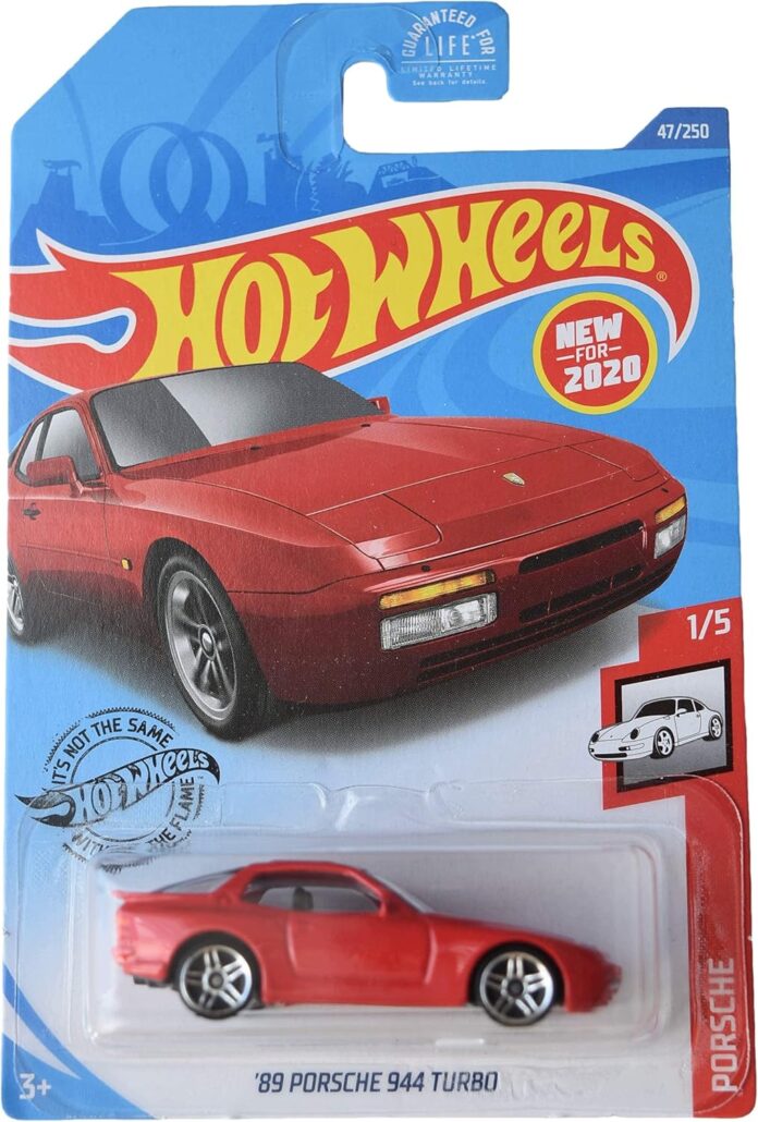 Seen here is a Hot Wheels 89 red Porsche 944 Turbo 1-5. Credit: Amazon