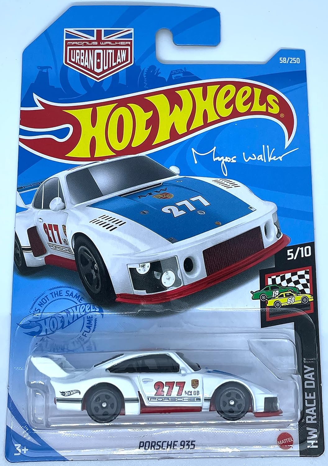 Seen here is the Hot Wheels Porsche 935 of Magnus Walker with Red Base for HW Race Day 5-10. Credit: Amazon
