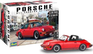 Pictured here is the Porsche 911 Carrera 3.2 Targa 1-24-Scale Model Kit. Credit: Amazon