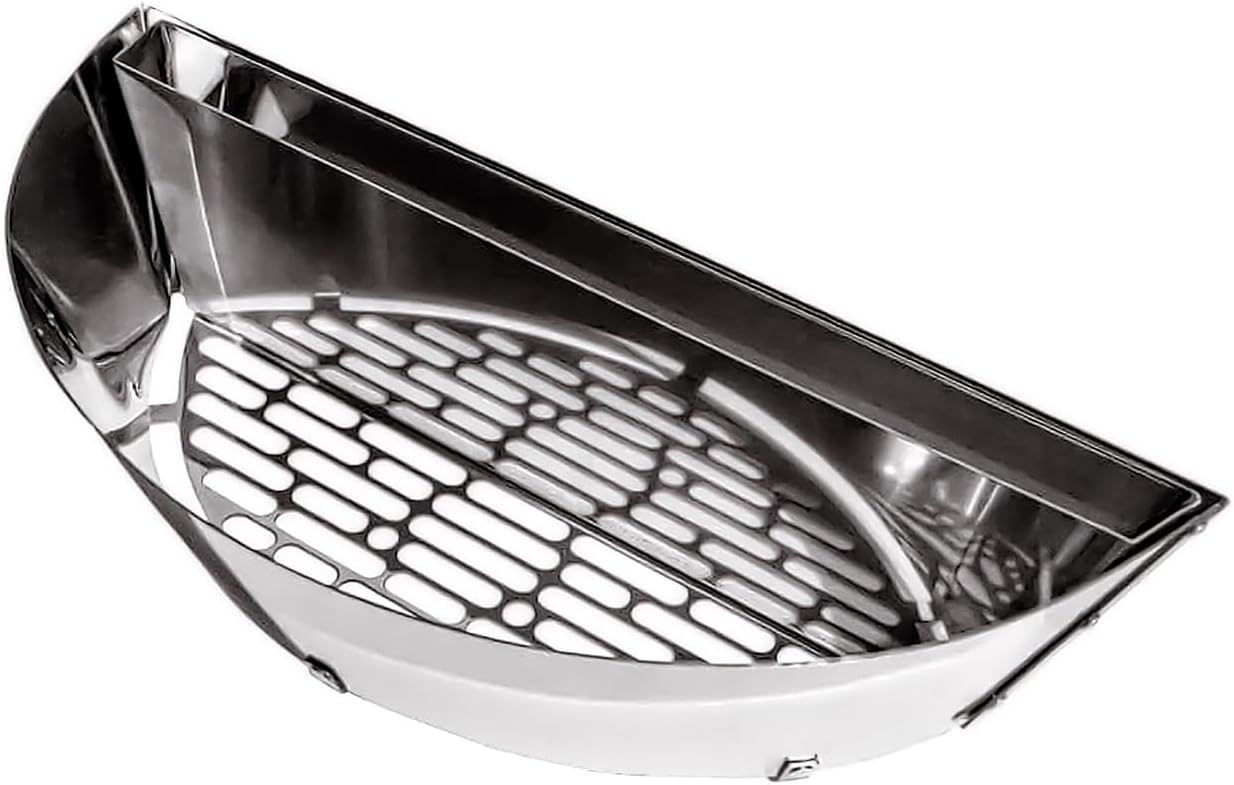 Depicted here is the SnS Grills Slow N Sear Deluxe Insert Stainless Steel Charcoal Basket. Credit: Amazon