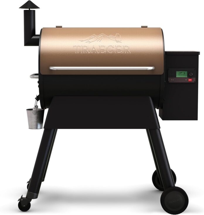 On display here is the Traeger Grills Pro 780 Wood Pellet Smoker Grill. Credit: Amazon