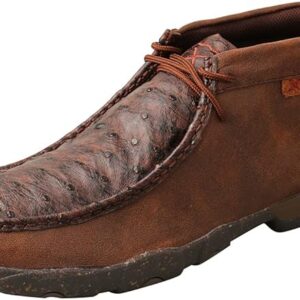 Seen here is the rustic-looking but very stylish Twisted X Men's Boot Chukka Driving Moccasin. Credit: Amazon