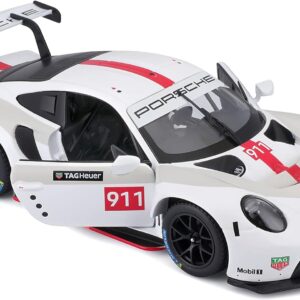 Depicted here is the 1:24 Diecast Porsche 911 RSR GT by Bburago. Credit: Amazon