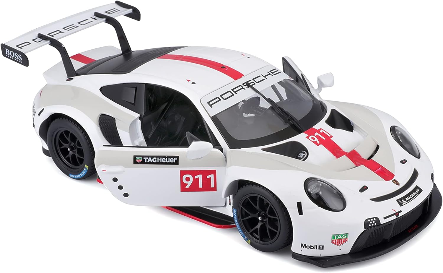 Depicted here is the 1:24 Diecast Porsche 911 RSR GT by Bburago. Credit: Amazon