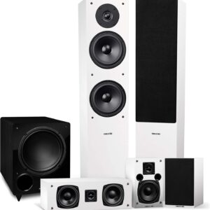 Pictured here is the Fluance Elite High Def Surround Home Theater 5.1 Channel Speaker System. Credit: Amazon
