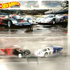 Pictured here is the Hot Wheels Advan and Valvoline Porsche 962 Car Culture Real Riders Premium Double Pack. Credit: Amazon