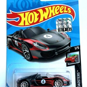Depicted here is the Hot Wheels Black Porsche 918 Spyder HW Roadsters. Credit: Amazon