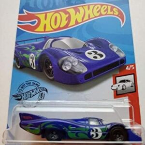 Pictured here is the Hot Wheels Blue Porsche 917 LH Psychedelic Hippy Car 4-5 2020 45-250. Credit: Amazon