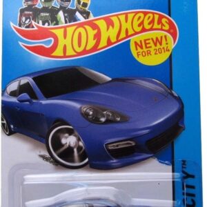 Depicted here is the Hot Wheels Blue Porsche Panamera New for 2014 HW City 40-250. Credit: Amazon