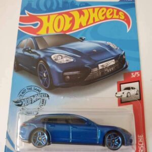 Hot Wheels Blue Porsche Panamera Turbo S E-Hybrid Sport Turismo Porsche 3/5 2020 44/250. Credit: Amazon