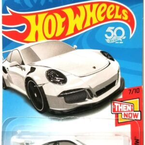 Depicted here is the Hot Wheels White Porsche 911 GT3 RS 2018 Then And Now 7/10 50th Anniversary 47/365. Credit: Amazon