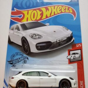 Depicted here is the Hot Wheels White Porsche Panamera Turbo S E-Hybrid Sport Turismo Porsche 3/5 2020 44/250. Credit: Amazon