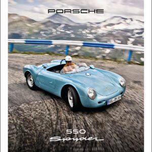 Depicted here is the cover of Porsche 550 Spyder. Credit: Amazon