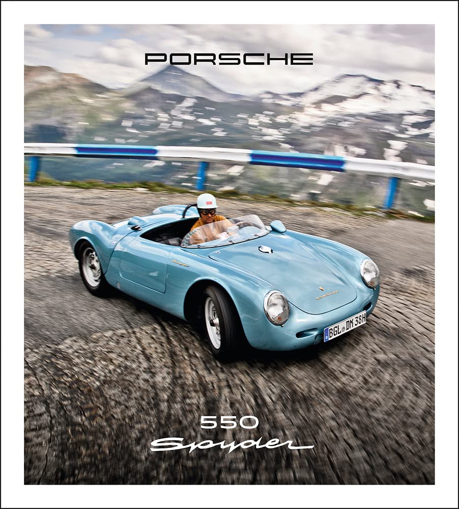 Depicted here is the cover of Porsche 550 Spyder. Credit: Amazon