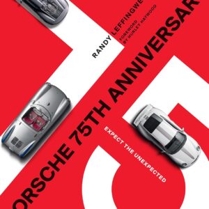 Pictured here is the cover of Porsche 75th Anniversary - Expect the Unexpected. Credit: Amazon