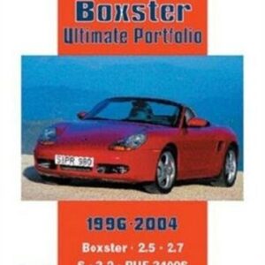 Seen here is the cover of Porsche Boxster Ultimate Portfolio 1996-2004. Credit: Amazon