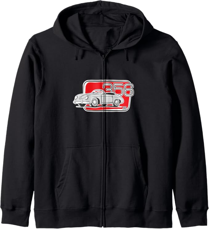 Depicted here is the Speedster 356 Cabrio Classic Car Zip Hoodie. Credit: Amazon