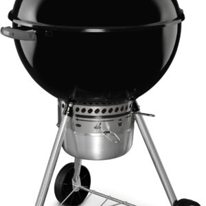 Seen here is the Weber Original Kettle Premium Charcoal Grill, 22-Inch, Black. Credit: Amazon