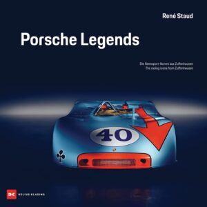 Seen here is the cover of Porsche Legends: The Racing Icons from Zuffenhausen. Credit: Amazon
