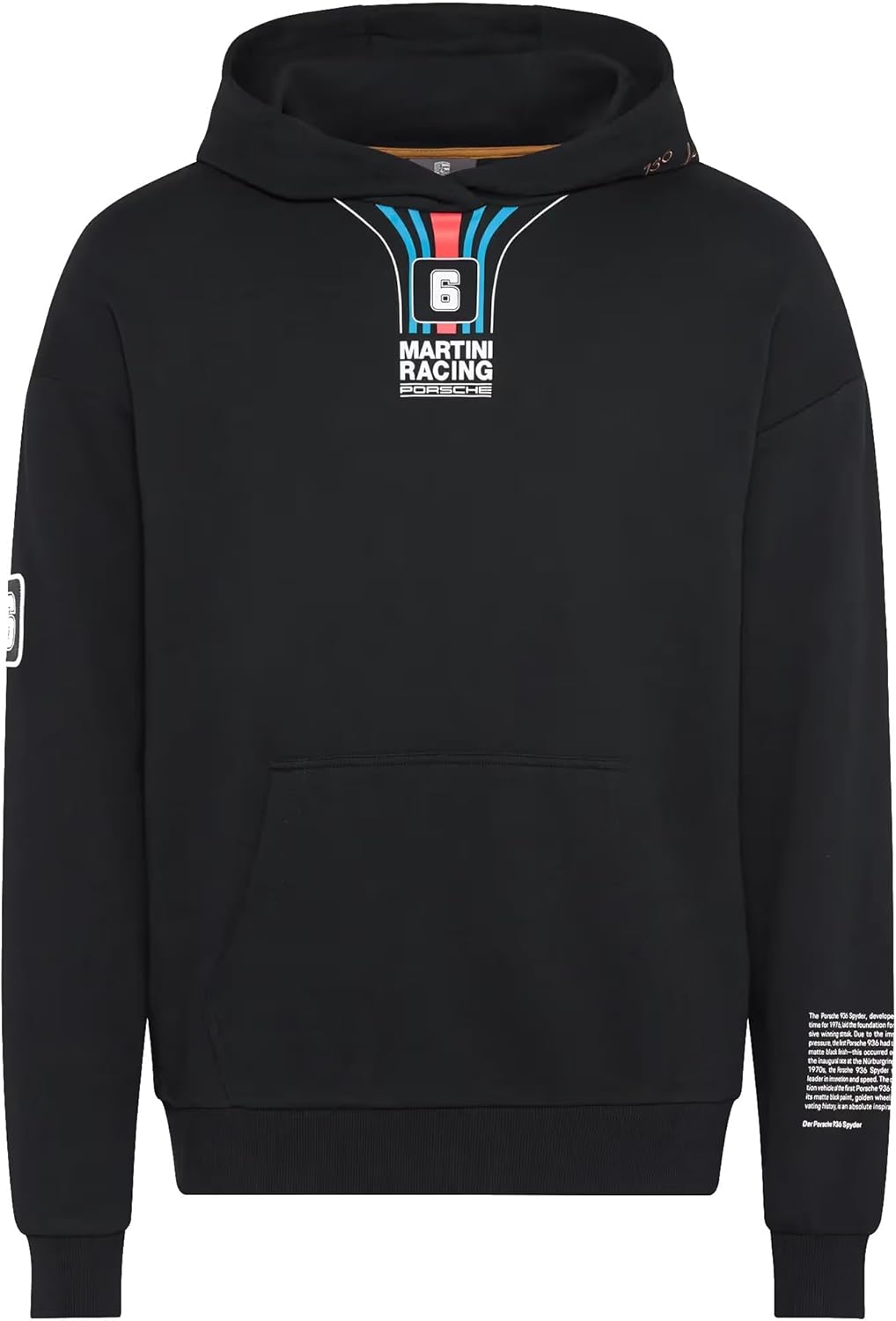 Father's Day Porsche Gift Guide 2026: Depicted here is our Porsche Martini Racing 936 Spyder hoodie. Credit: Amazon