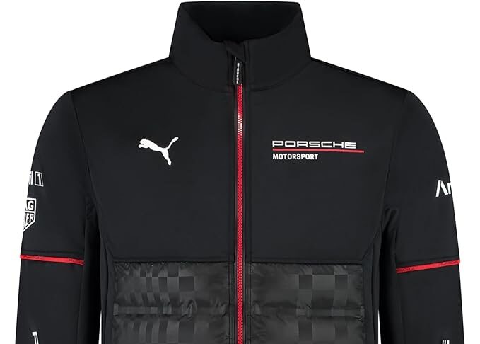 Father’s Day Porsche Gift Guide 2026 Depicted here is our Porsche Motorsport PUMA Men's Team Hybrid Jacket. Credit: Amazon