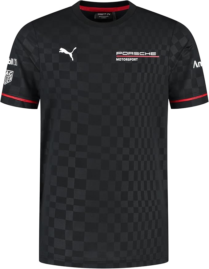 Father's Day Porsche Gift Guide 2026: Pictured here is our Porsche Motorsport PUMA Men's Team T-Shirt. Credit: Amazon
