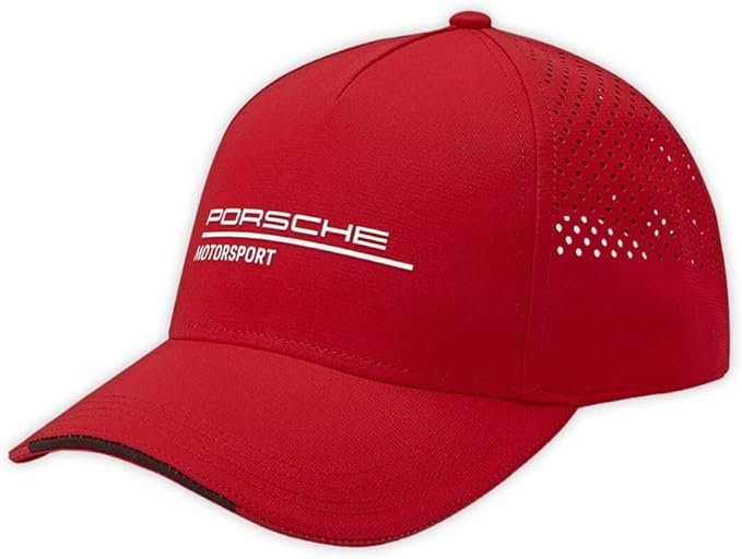 Father's Day Porsche Gift Guide 2026: Pictured here is the Porsche Motorsport Red Cap. Credit: Amazon
