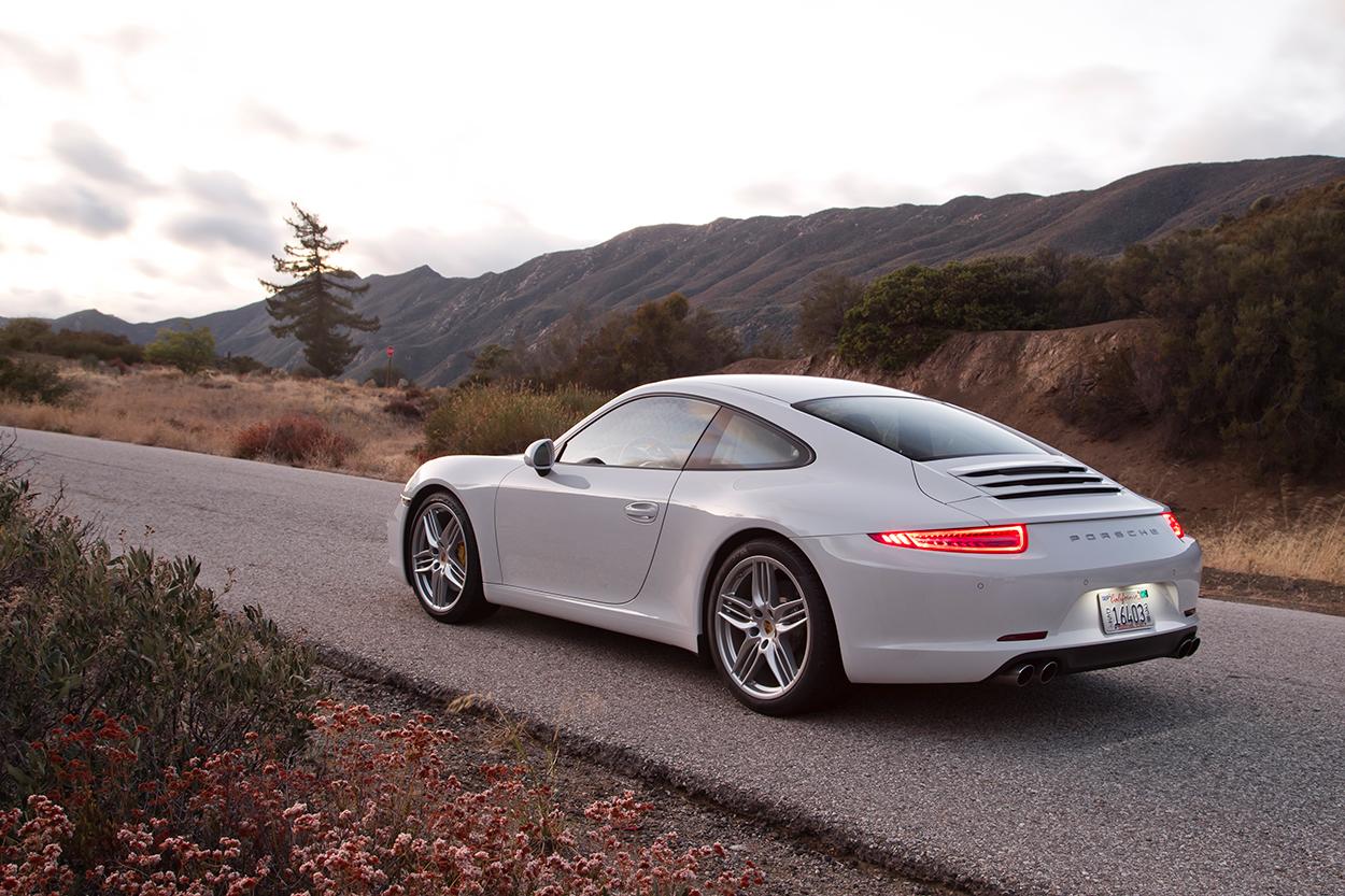 991.1-Gen Porsche 911 Buyer Guide: Pictured here is a Silver 991.1S - left corner mountainside. Credit: Porsche AG