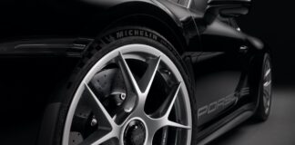 Your Complete Tire Buying Guide for Cars and SUVs 2026 Left-front Michelin on black 911 S/T. Credit: Porsche AG